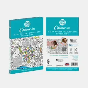 Image shows the box for the Egg Nogg colour in poster of Puzzle-time